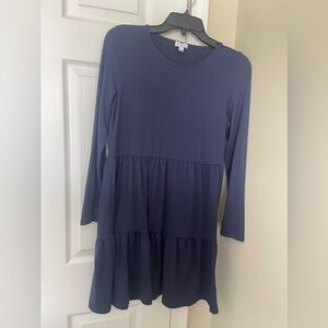 Long-Sleeved Babydoll Dress